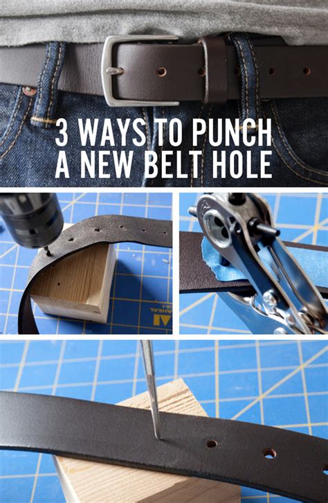 what are the holes in a belt called